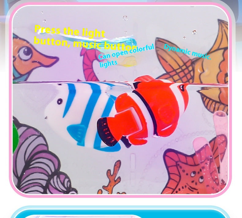 children's simulation fish tank